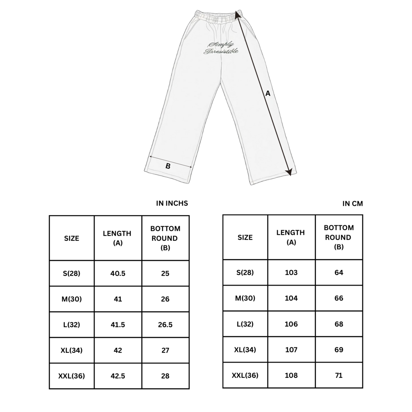 SIMPLY IRRESISTIBLE SWEATPANTS