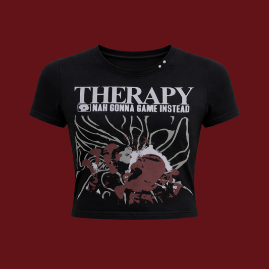 THERAPY CROP TEE
